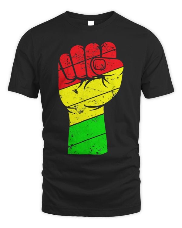 Inspiring Black Leaders Power Fist Hand Black History Month 1
