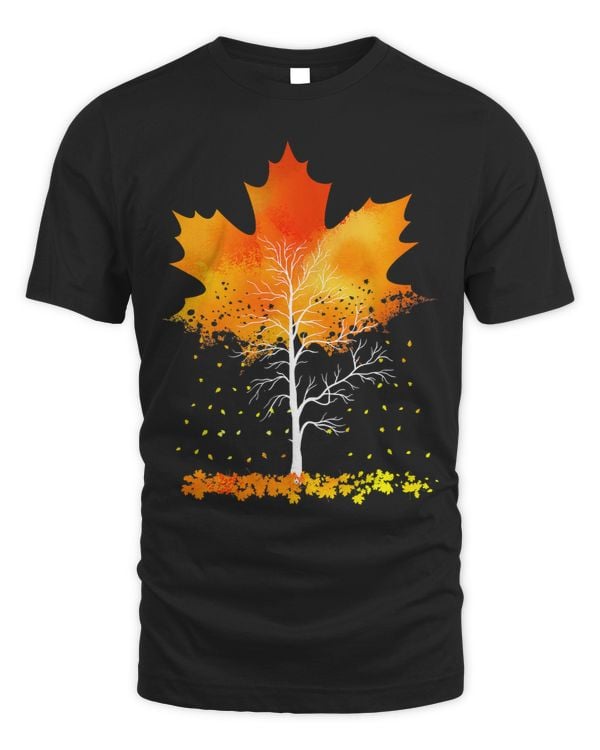 Maple Leaf Autumn Tree Happy Fall Yall Season Thanksgiving 130