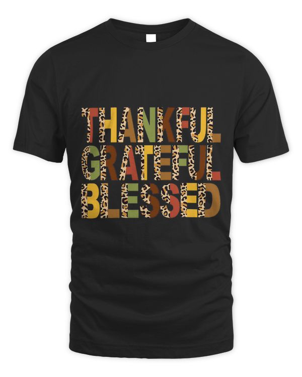 Thankful Grateful Blessed Pumpkin Thanksgiving Fall Vibes461
