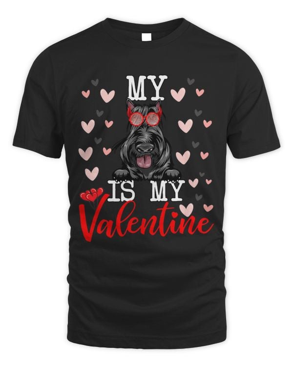 My Scottish Terrier Is My Valentine Paw Dog Puppy Lover