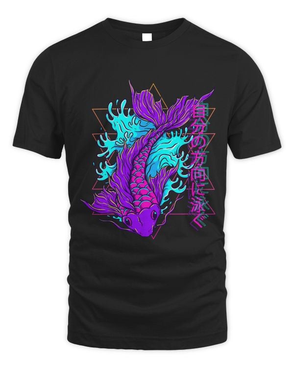 Japanese Koi Fish Vaporwave Aesthetic Nishikigoi Amur Carp 159