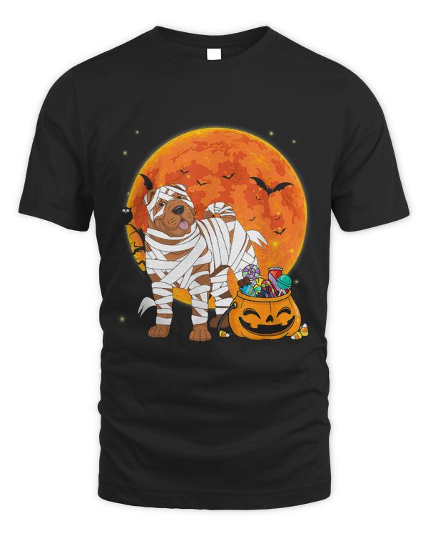 Funny Shar Pie Dog Halloween Costume Dog Lover 126