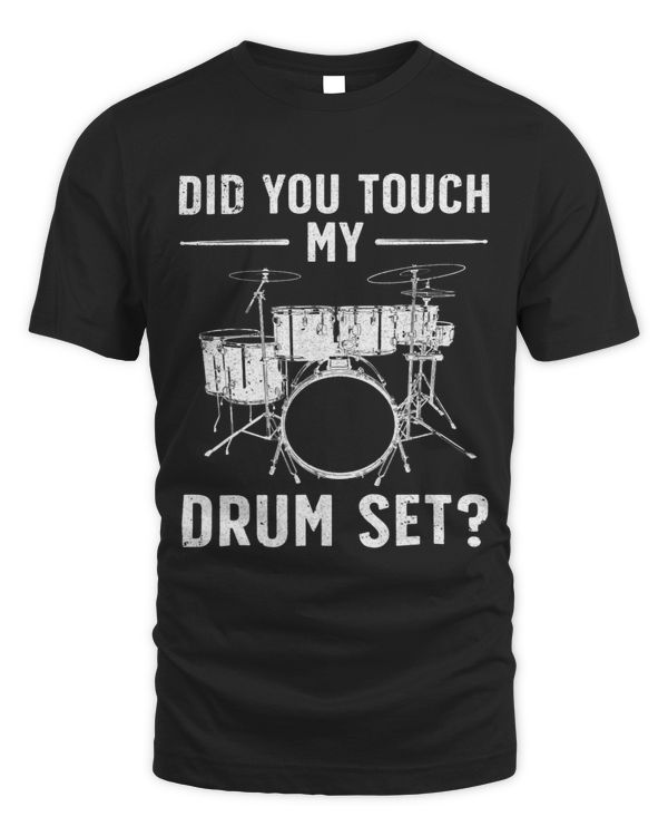 Funny Drumset Art For Men Women Drummer Drums Lover Players