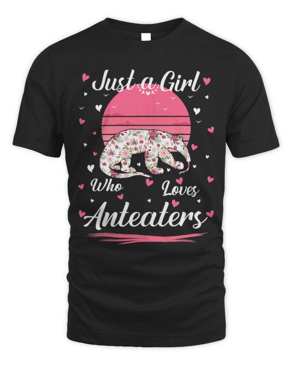Just A Girl Who Loves Anteaters Funny Anteater Lover Kids 32