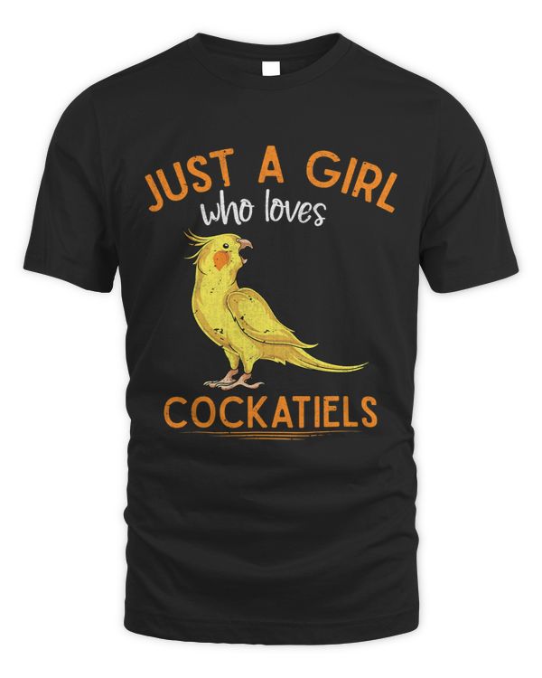 Just A Girl Who Loves Cockatiels Parrot Bird Lover Cockatiel 272