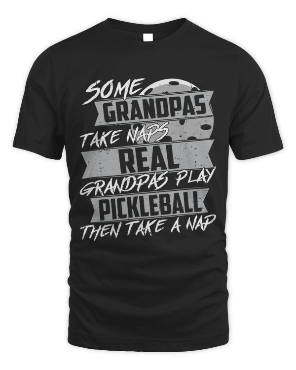 Mens Vintage Pickleball Players Old Man Pickle Ball Fathers Day 2