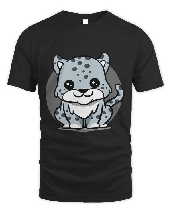 Adorable Chibi Kawaii Baby Snow Leopard Lover 49