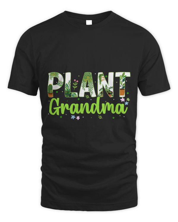 Plant Lady Grandma Gardening Floral Potted Plants Cactus