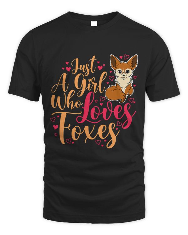 Just A Girl Who Loves Foxes Cute Animal Lover For Women 55