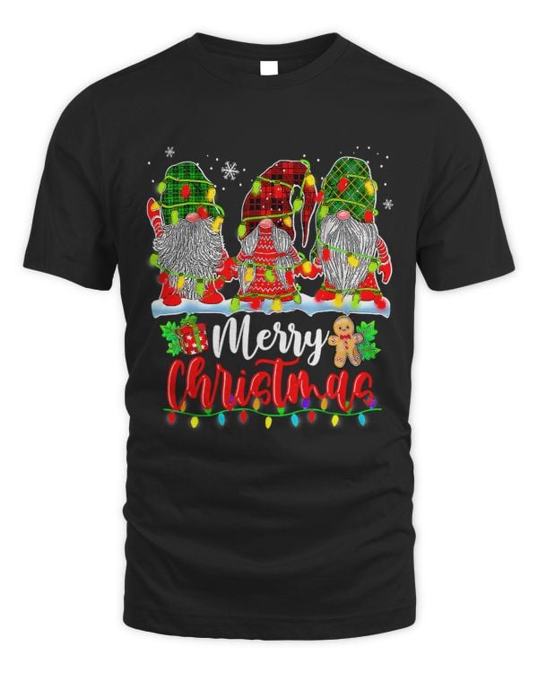 Three Gnomes Matching Family Merry Christmas Tree Lights172