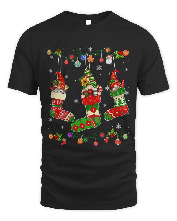 Three Gnomes Shirt Christmas Pajamas Family Matching Gnome236