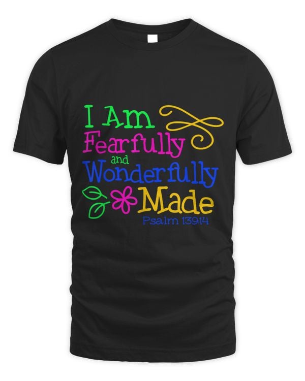 I Am Fearfully Wonderfully Made Psalm 13914 Colorful