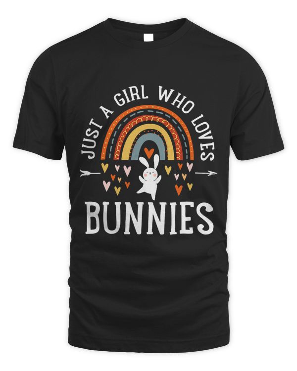 Just A Girl Who Loves Bunnies Rainbow Gifts For Bunny Lover 64