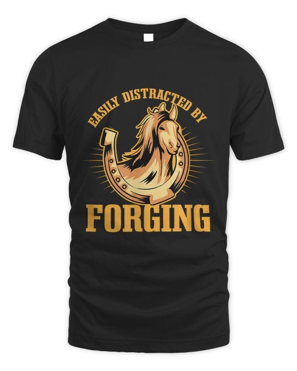 Distracted by Forging Farrier Metalworking