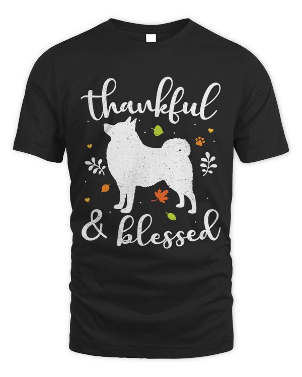 Schipperke Thanksgiving Dog Thankful Blessed Mom Gift 367