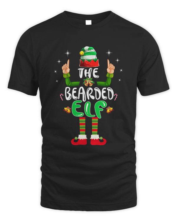 Bearded Elf Matching Family Group Christmas Party Pajama 95