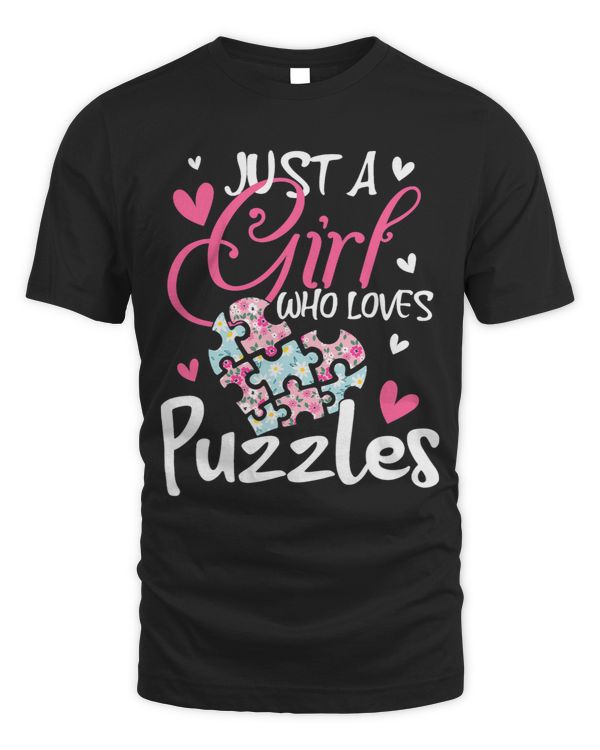 Just a Girl Who Loves Puzzles Jigsaw Puzzle
