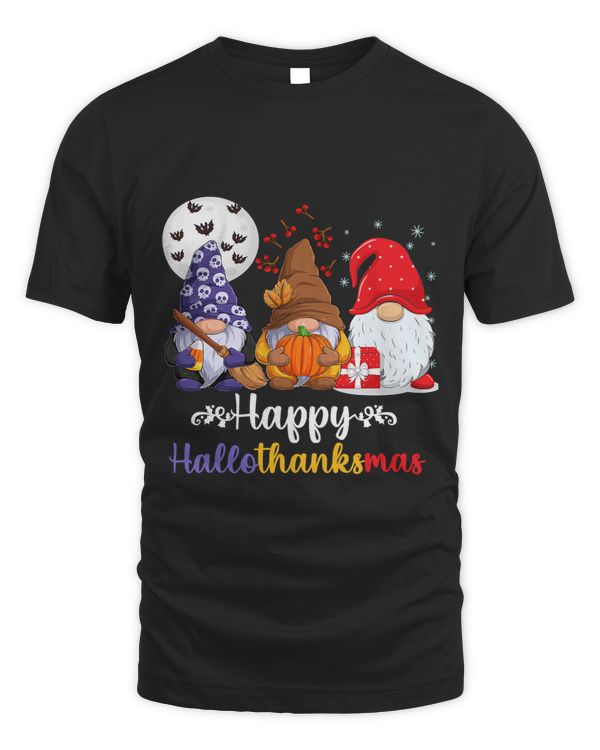 Gnomes Lover Halloween Merry Christmas Happy Hallothanksmas 135