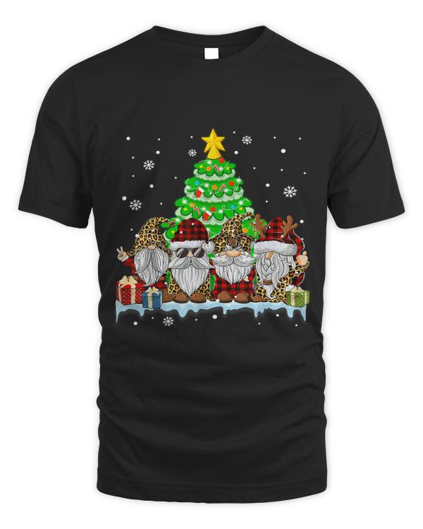 Gnomies Leopard Christmas Tree Gnomes Santa 61
