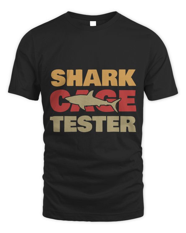 Shark Cage Tester Funny Shark Lover Ocean Wildlife 291