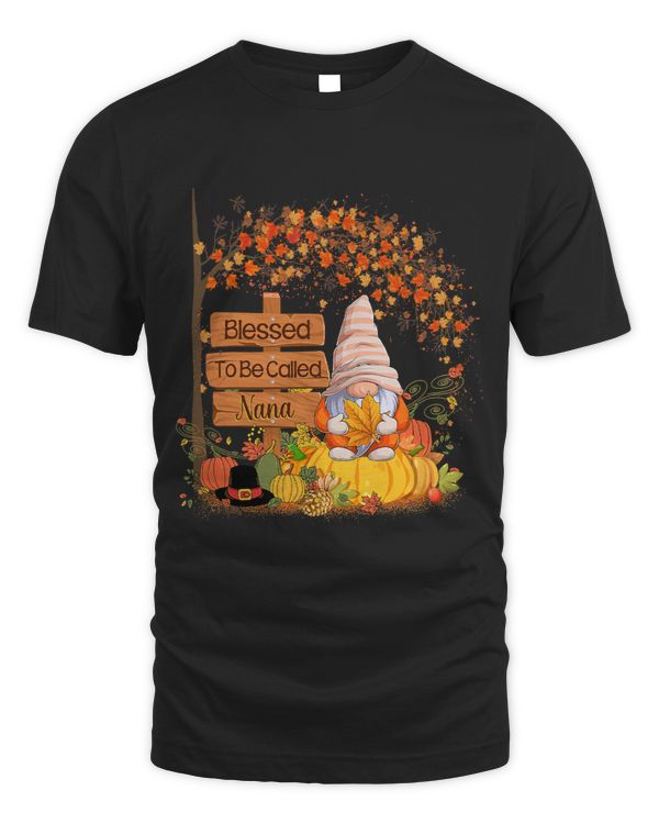 Blessed To Be Called Nana Gnome Pumpkin Fall Thanksgiving