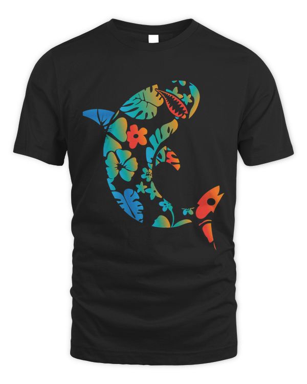 Hawaii shark beach vacation ocean icon shark shark design