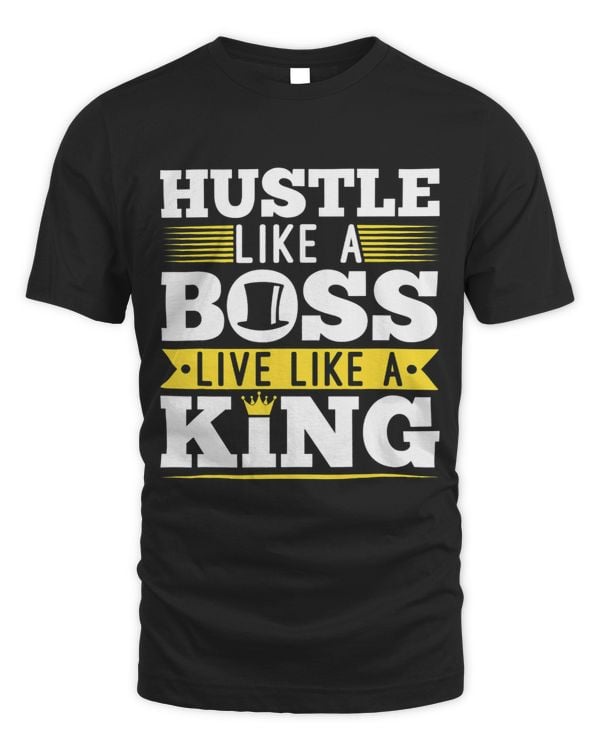 Hustle Like Boss Live Like King Entrepreneur Christmas Gift