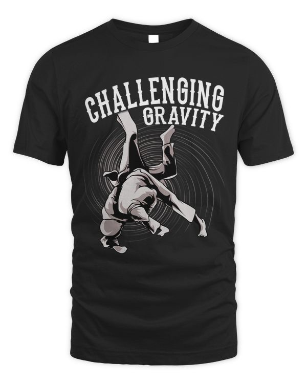 Judo Judoka Challenging Gravity Black Belt Judo
