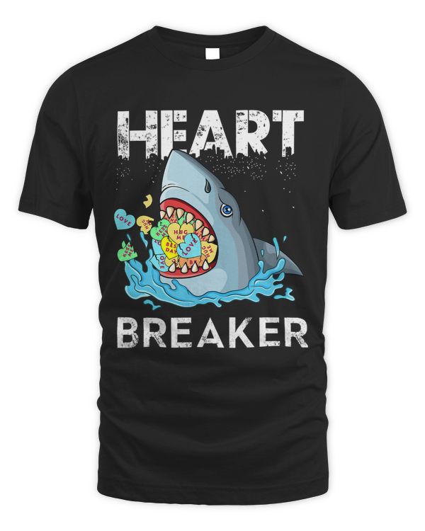 Heart Breaker Shark Shirt Valentine Shark Shirt Valentines