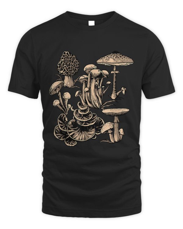 Types of Mushroom Fungi Cottagecore Mycophile Mushroom Lover93