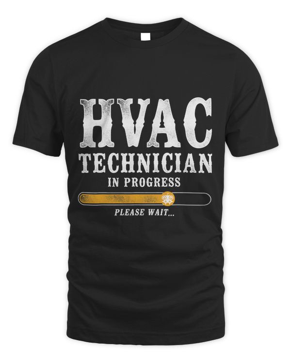 HVAC Technician Tech Vintage Hvac Technician In Progress