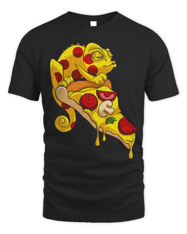 Reptile Chameleon Pet Lizard Pizza Food Animal Lover Owner 332