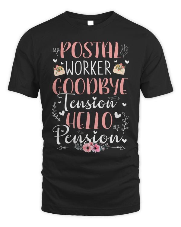 Retired Postal Worker Retirement Hello Pension Grandma Mom 1