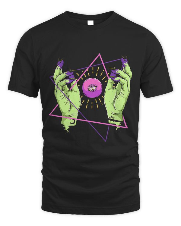 Witch Hands Sorcerer Goth Witchcraft Pentagram Emo Punk 531