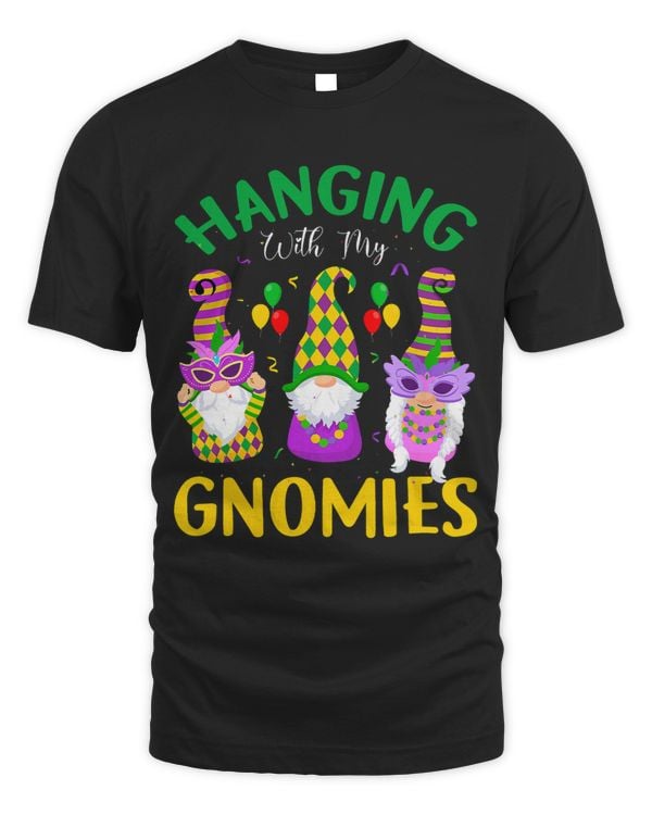 Hanging With My Gnomies Carnival Mask Fat Tuesday Parade