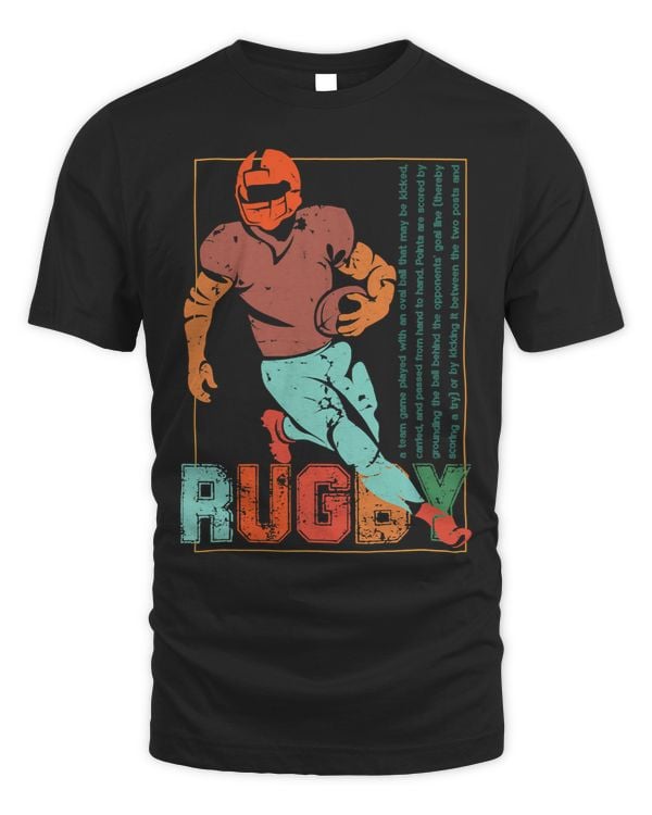 Vintage Rugby Sports Player Coach Mentor Athlete Enthusiast 790
