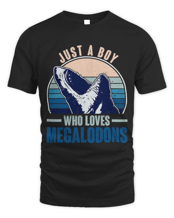 Just A Boy Who Loves Megalodons Megalodon Shark