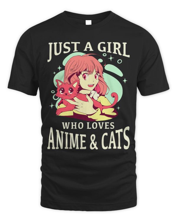 Just A Girl Who Loves Anime And Cats. Anime Merch Anime Girl 1