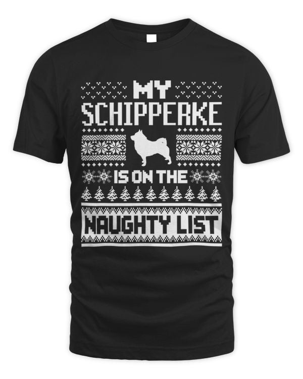 Schipperke On Naughty List Dog Ugly Christmas