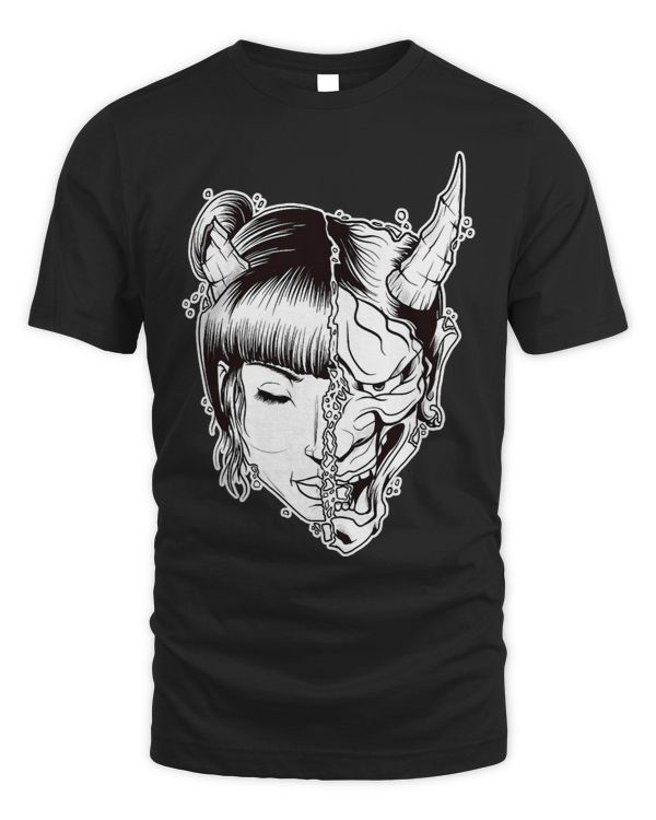 Nu Goth Geisha Hannya Mask Demon Shapeshifter 170