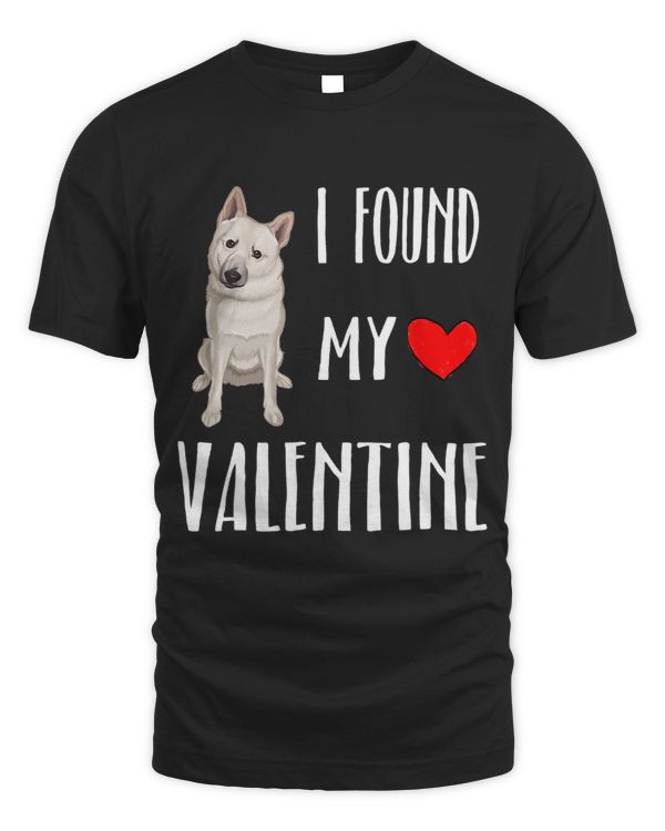 I Found My Valentine Day Norwegian Buhund Dog Lover Gift