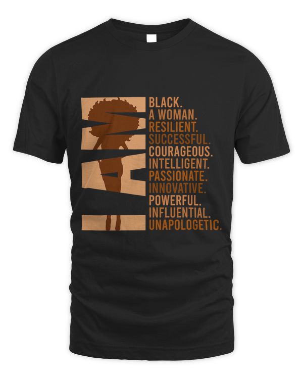 I Am Black Woman Black History Month Unapologetically
