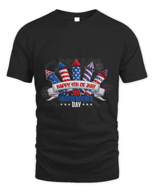 Happy 4th of july american flag patriotic usa flag firework 1