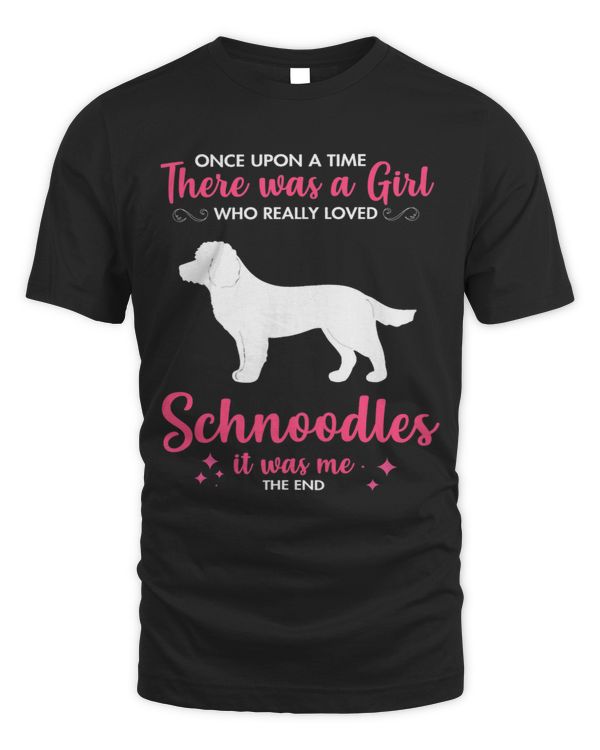 Girl Loves Schnoodle Dog Pet Gift For Men Women Mom Dad Him 455