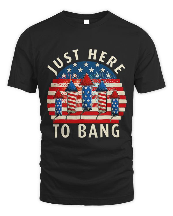 Im Just Here To Bang 4th of July Fireworks Fourth Of July