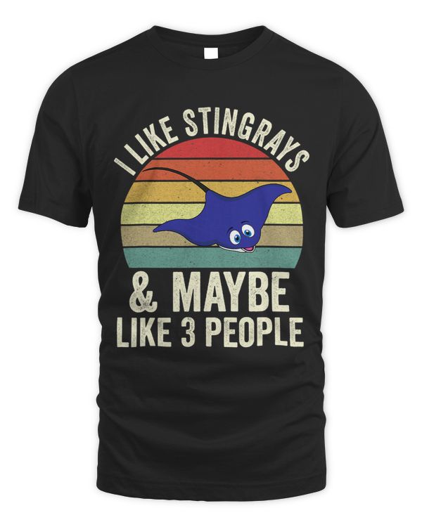 I Like Stingrays and Maybe Like 3 People Kawaii Manta Ray