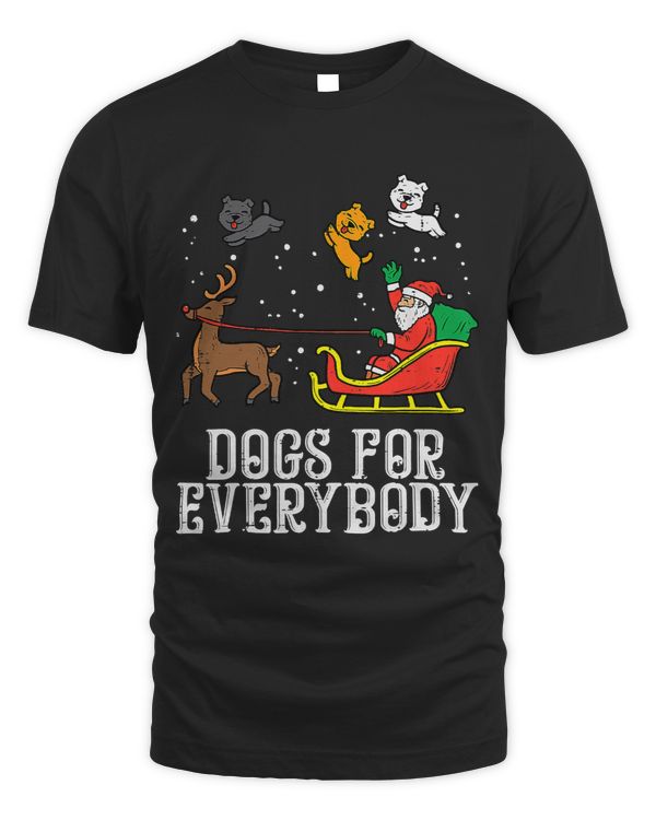 Dogs For Everybody Santa Funny Christmas PJs Xmas Pajamas199