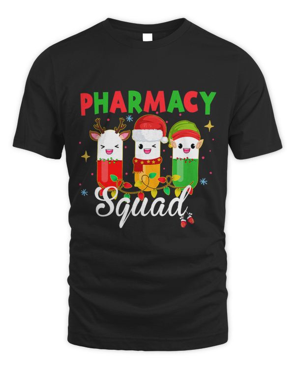 Funny Pharmacy Squad Santa Elf Reindeer Christmas 2022 1