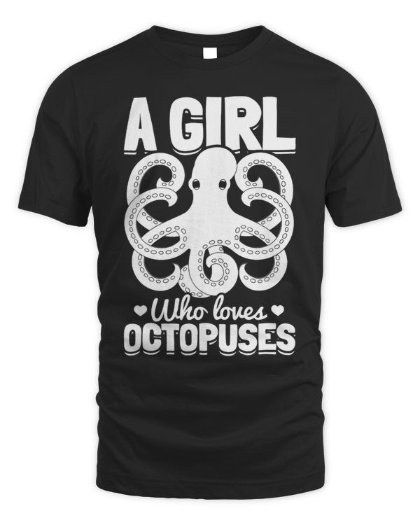 Kraken Octopus Lover A Girl Who Loves Octopuses