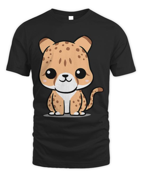 Chibi Kawaii Cheetah Wildlife Savana Animal Lover 126